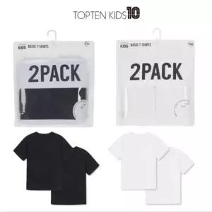 [백화점 정품] 25SS 탑텐키즈 공용) 에센셜 코튼 반팔티 (2PACK) MKF5TS3901-IC