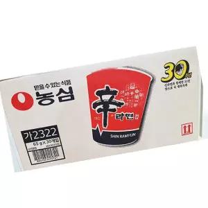 농심 컵라면 30봉 대용량
