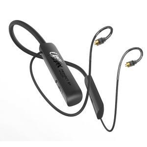 호환 Whizzer OF-WM1 2핀 0.78mm iems전용 무선 넥밴드 Bluetooth 수신기 마이크 및 볼륨 제어 지원 40시간