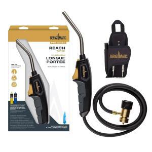 Bernzomatic BZ8250HT 리치 호스 토치 연료통용 홀스터 포함 트리거-스타트 빨간색(8250 토치)