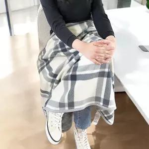 극세사 무릎담요 사무실 망토형