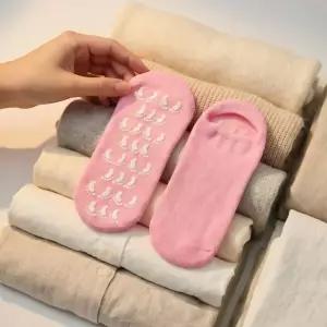 ( )실리콘 보습 양말 보호대 뒷꿈치 발패드 발꿈치 각질 발
