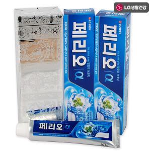 치약기념품 2개포장세트-페리오알파치약 치약선물 판촉물 기념품 안티프라그 선물세트