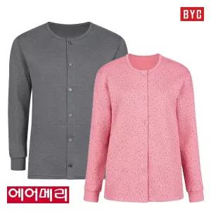 [BYC]에어메리 삼중보온 앞단추 내복상의 착용이 편리한 앞타개 스타일 남상의 여상의_P348654042