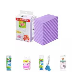3M 베이킹소다 크린스틱 시트타입 10+5매입/화장실용/청소용/크린/스틱/가정/업소/변기/화장실/청소/공용