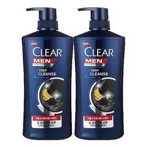 클리어 맨 딥클린 샴푸 두피케어 650ml 2개