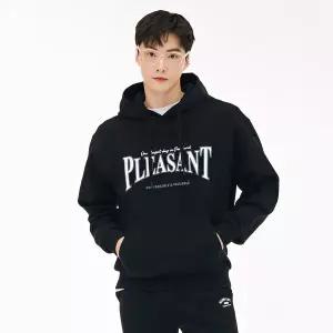 [하프클럽/체이스플러스]체이스컬트 공용 에센셜 로고 후드 티셔츠 EARU5115B
