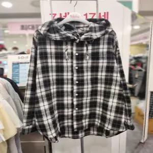 주니어 세이브존01 유니 체크후드셔츠 26s5331