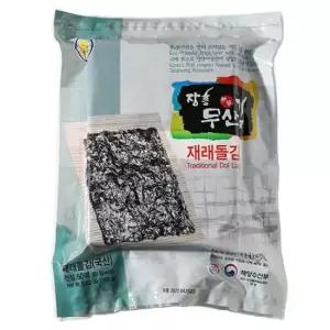 해초 장흥무산 재래돌김(마른김) 50매