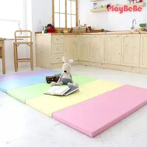 플레이베베 층간소음방지 놀이방 폴더매트 파스텔 5단(100x250)