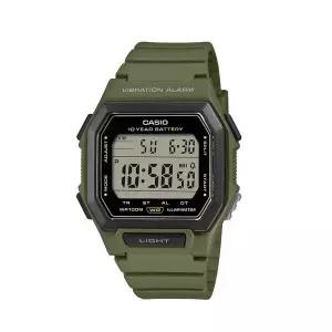 카시오 군인 시계 군대 전자 진동알람 W-738H-3A