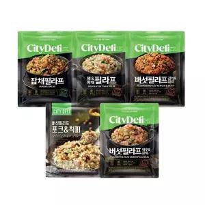 [삼립][삼립공식몰]시티델리 풍미가득 볶음밥 5종 10봉 (김치/새우/포크/잡채/햄야채)
