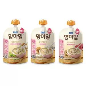 맘마밀 안심이유식 12개월 100g 10팩 3종 중 택1 3505258