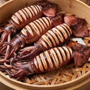 국내산 초코 한입 오징어 통찜 급냉 냉동 500g