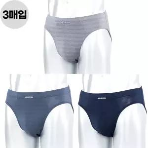 제임스딘 남성 쿨 냉감 여름 삼각팬티 브리프 3매입 시원한 남삼각 팬티 세트