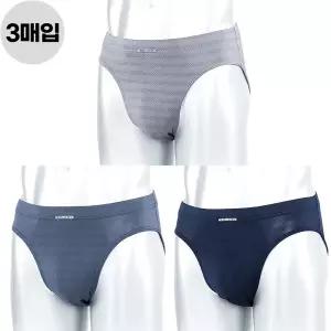 [제임스딘]제임스딘 남성 쿨 냉감 여름 삼각팬티 브리프 3매입 시원한 남삼각 팬티 세트