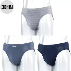 제임스딘 남성 쿨 냉감 여름 삼각팬티 브리프 3매입 시원한 남삼각 팬티 세트