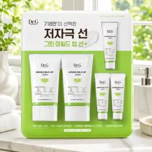 닥터지 그린 마일드 업 선크림 50ml x 2+ 10ml x 3