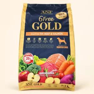 코스트코 ANF 식스프리골드 인도어 독 소고기&연어 10kg