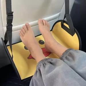 뒷좌석 다리 지지대 차량용품 발받침대 사무실 책상발판 다리받침 옐루우 차량용레그레스트 y-817F9