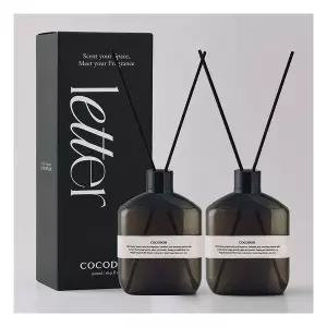 리브하우스 [GS단독] 코코도르 레터 디퓨저 500ml 2개입 X 1개 + 섬유탈취제 80ml 증정 979280