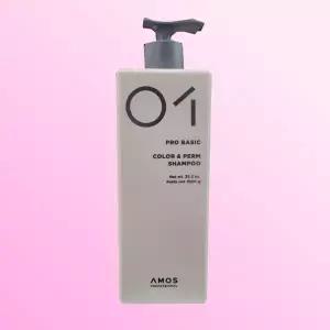온누리 아모스 베이직케어 컬러앤펌 샴푸1000g new