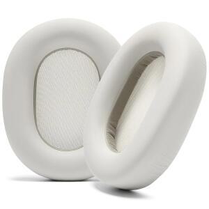 WC PADZ XM5 - 프리미엄 교체용 이어패드 SONY WH-1000XM5 호환 | WICKED CUSHIONS 제조 부드러운 PU 가죽 초두꺼운 소음 차단 메모리 폼 실버 색상