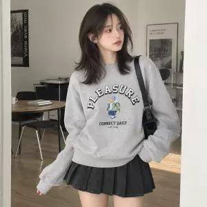 [체이스컬트] [2Color] U 그래픽 맨투맨 티