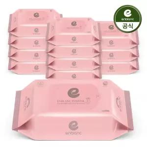 앙블랑 아기물티슈 63평량 세이프 인디핑크 휴대리필 20매X12팩 N-IMR12