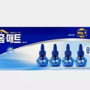 홈매트 훈증기 리퀴드형 리필4개입 모기퇴치180일 캠핑모기 OWFJ1HLB 벌레등 포충등