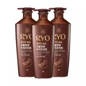 려 홍진단 홍삼 모발 영양 트리트먼트 820ml 3개
