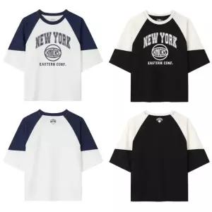 [롯데백화점]엔비에이 NBA 컬러블럭 7부티셔츠 K263TS030P
