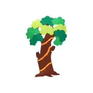 [RGPM72RQ]펠트 18000 큰나무 1개 칠판 환경판 환경꾸미기