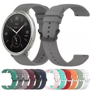 Amazfit Active 2 스트랩 용 20 고무 밴드 GTS 4 3 mini/Bip pro 스마트 시계 통기성 손목 팔찌 액세서리