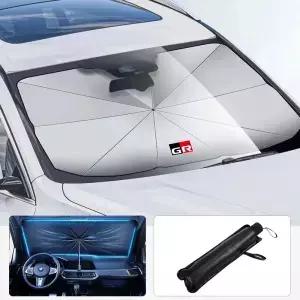 Toyota GR Sport Supra C-HR RAV4 Prius Corolla Camry Yaris 랜드 크루저 자동차 앞 유리 차양 UV 레이