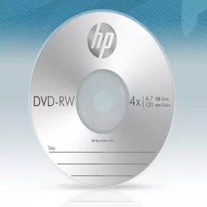 HP MEDIA DVD-RW 4X 4.7GB 1P 슬림 케이스 10장 DVD보관