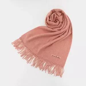 [아크네]아크네 26FW 패치로고 내로우 울 프린지 헤비 공용 머플러 CA0210 29N