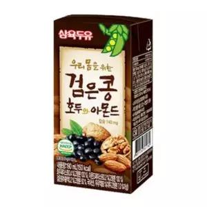 [삼육두유] 검은콩 호두와 아몬드 두유 190ml*96팩[34237590]