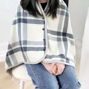 담요 어깨 학생 사무실 똑딱이 망토 무릎담요 극세사