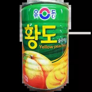 업소/식당용 황도복숭아캔 (슬 유동 400g)X24 카페용？업소전용？식당할인
