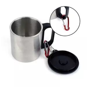 보온보냉 나침반 등산컵 200ML 스텐 보온컵 보온병
