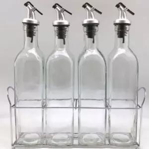오일병 500ml 4P 참기름병 기름소분통 올리브오일병
