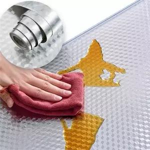 싱크대 방수 시트지 인테리어 알루미늄 기름때 주방 방염 시트지 부엌 스티커 주방용 레인지 오염 방지