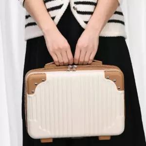 (다올)여행용 미니 14인치 하드 캐리어 및 보조여행백
