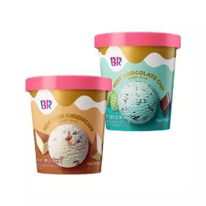 [배스킨라빈스] 행복한 오후의 디저트 (레디팩 474ml 2개)
