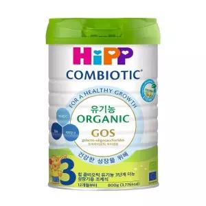 HIPP 콤비오틱 유기농 분유 아기 3단계 800g 1캔 GST MNS