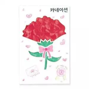 어버이날카드 카네이션만들기 카네이션 미술놀이 모자이크카드