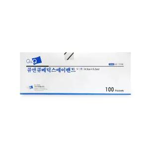큐앤큐 메딕스밴드 1호S 4.5x5.5cm 100개입 드레싱 반창고