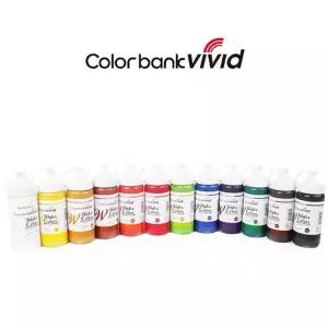 (12색 1세트 220ml) 비비드컬러 수채화 물감/그림/수채/칼라/컬러/다용도/만능/문구/고급/미술/수업/입시