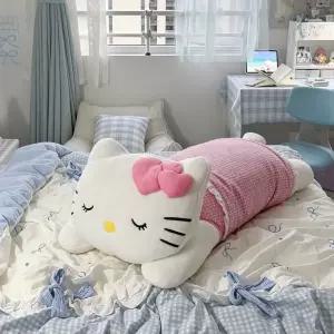 헬로키티 롱쿠션 바디필로우 다리 사이 베개 침대 소파 쿠션